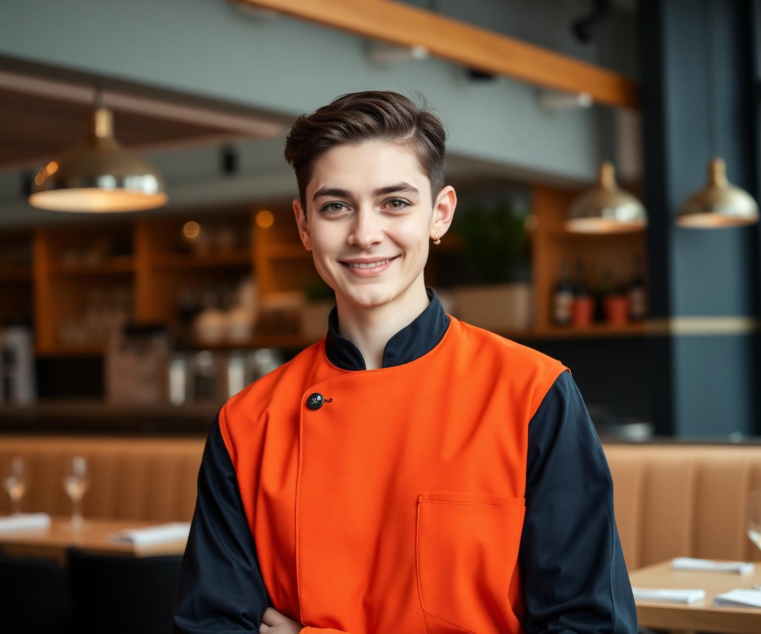 Hospitality professional ready for work in the UK